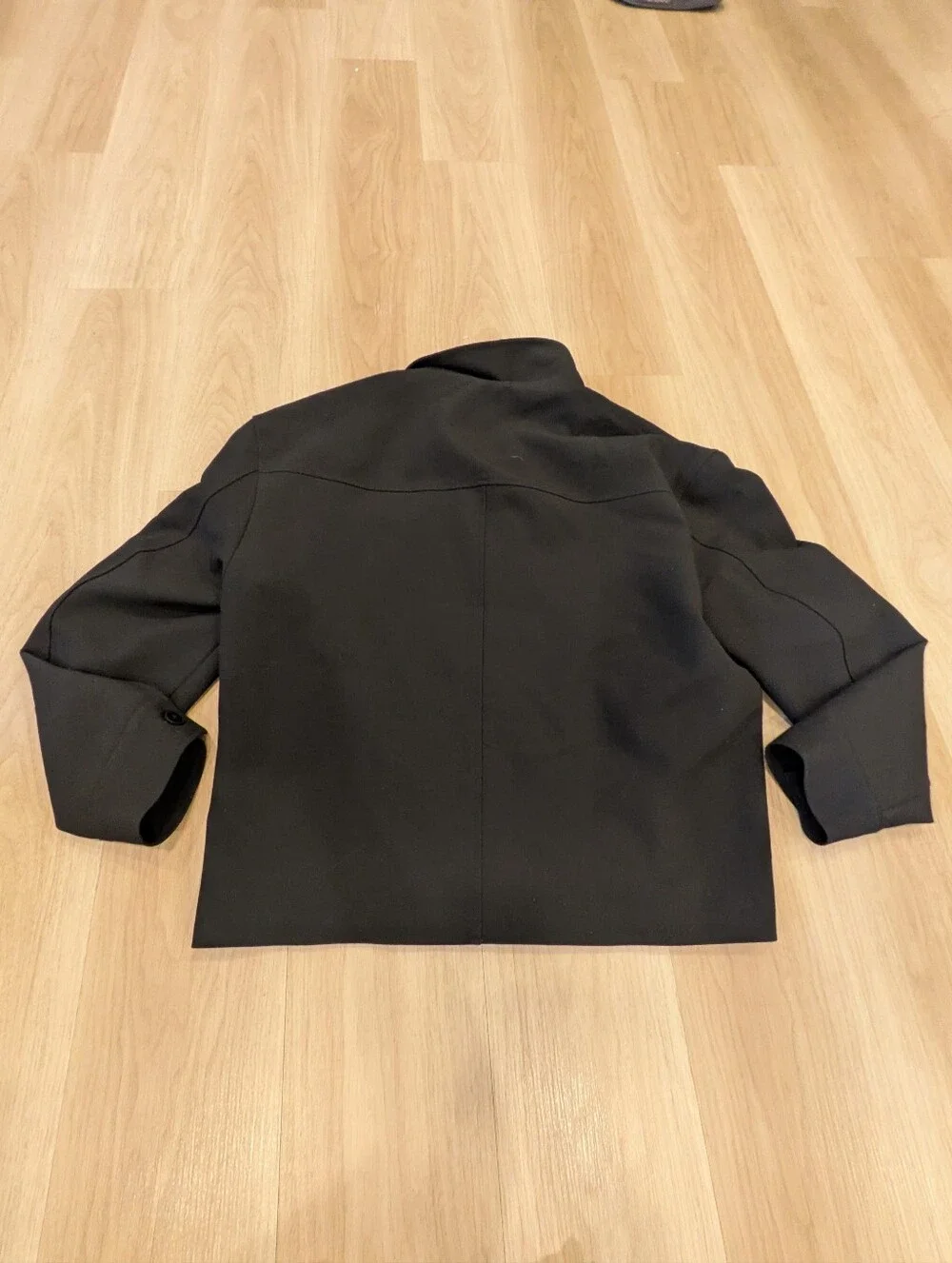 J Crew Black Boxy Jacket Size XL